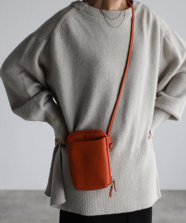 レザーショルダーバッグ 18-1047